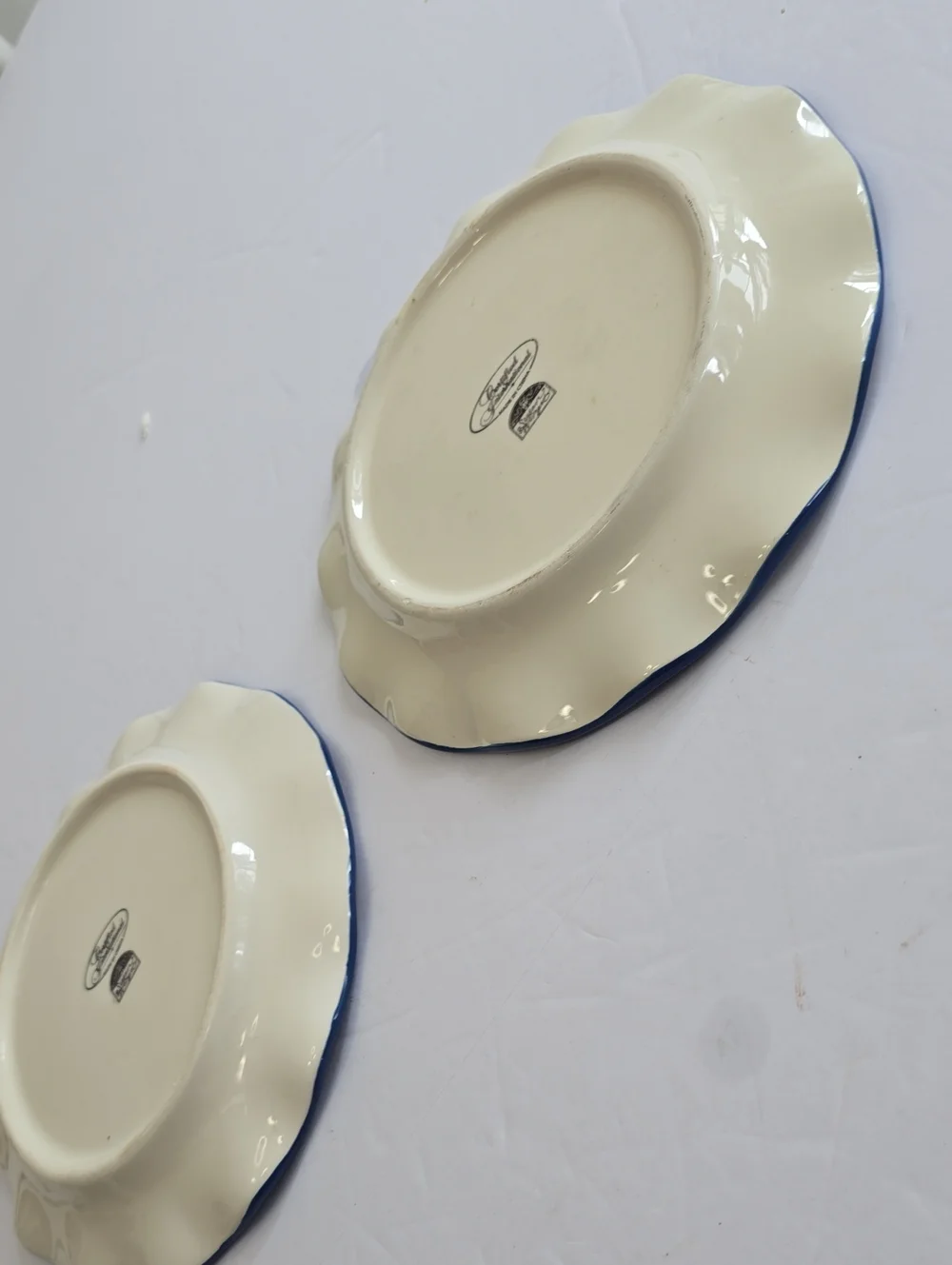 Susan Winget Set Of 2 Certified International Country Collage Salad Plates